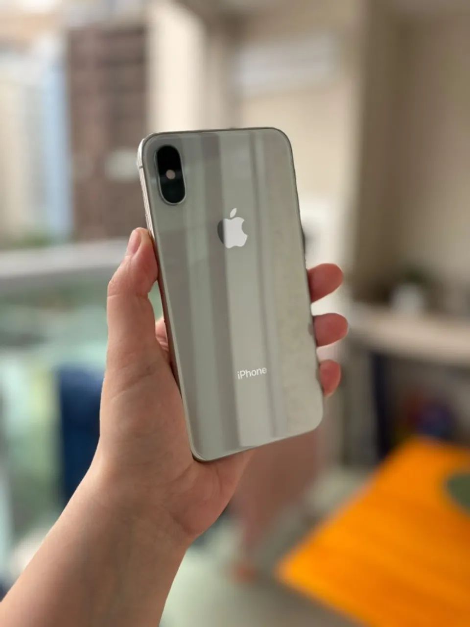 iPhone XS 256 GB Prata com a caixa original - Celulares e