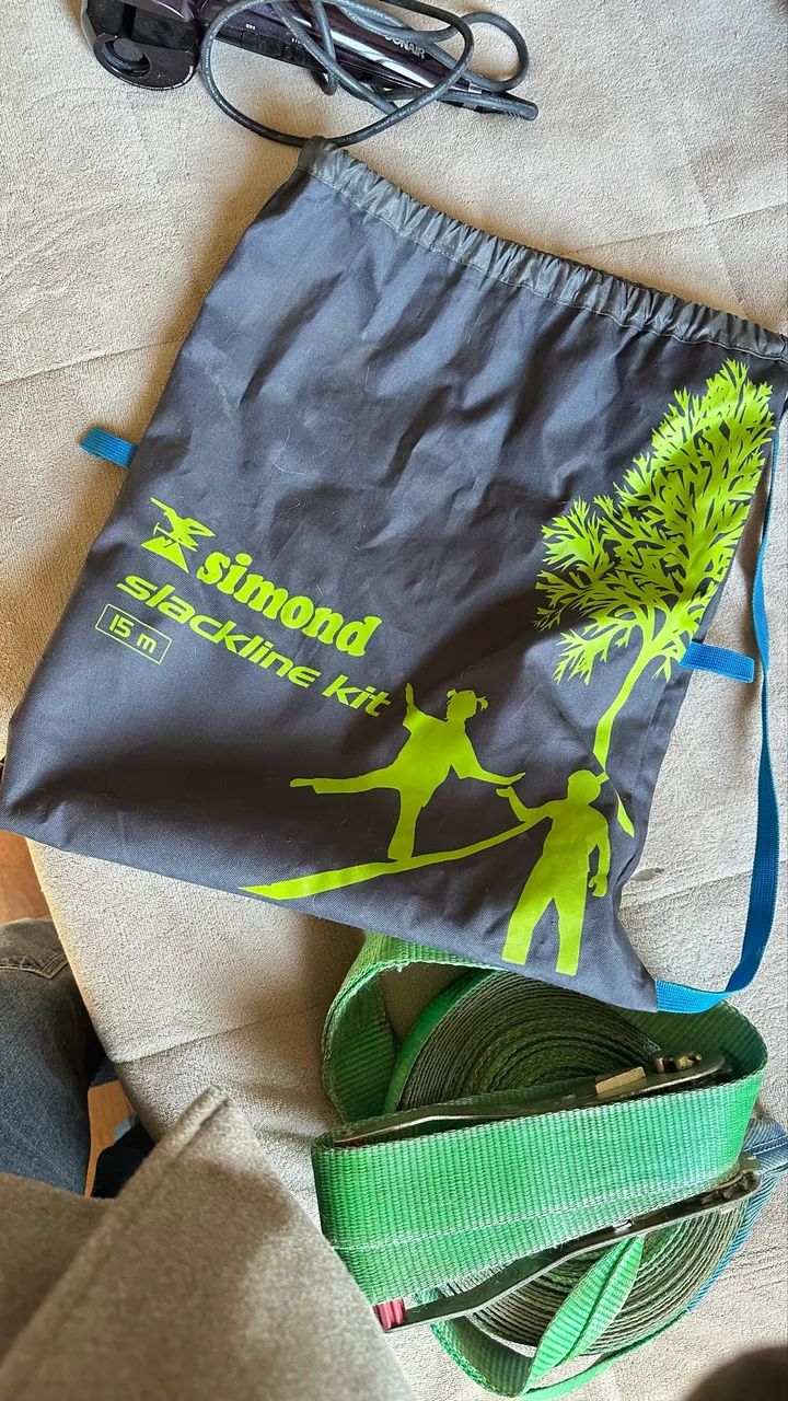 Kit Slackline com Bolsa 15M Simond