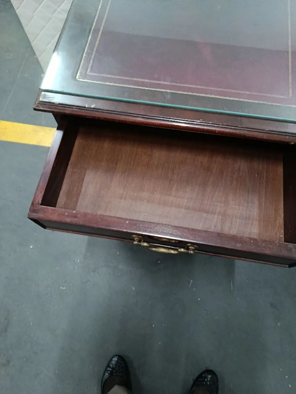 Mesa Escritório Vintage Madeira Maciça  - Foto 5
