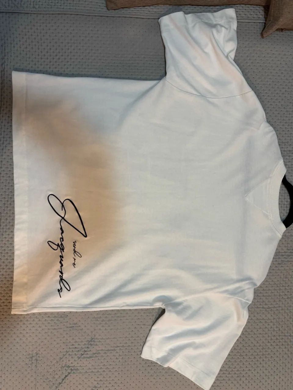 Camiseta boxy - Down Jacquards - Foto 4