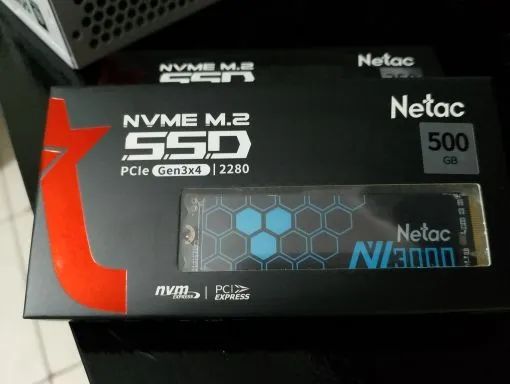 SSD NVMe M.2 Netac NV3000 500GB PCIe Gen3x4 - Novo Lacrado | Alta