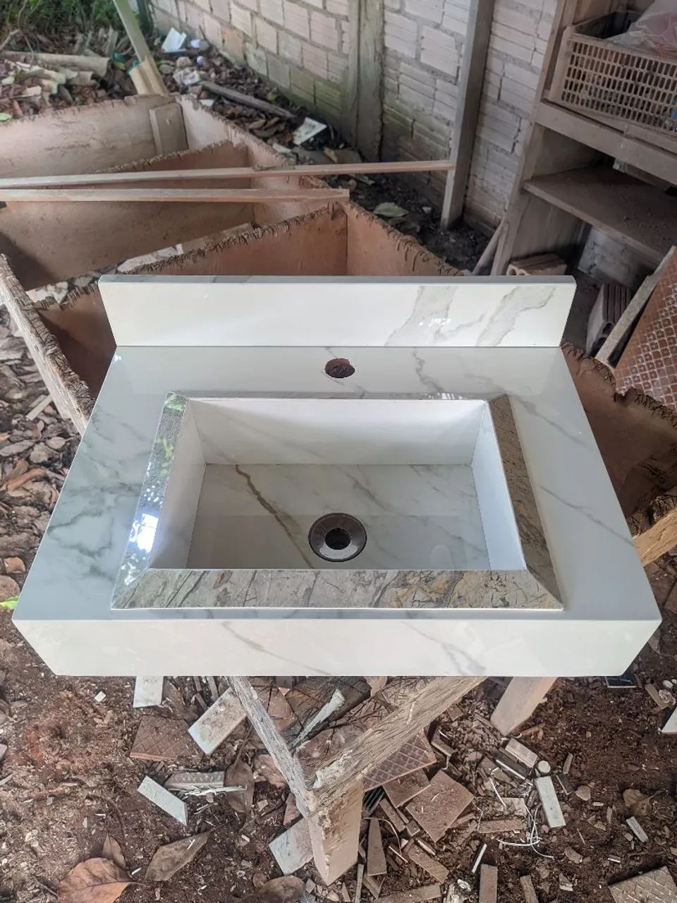 Pia de porcelanato pronta entrega 