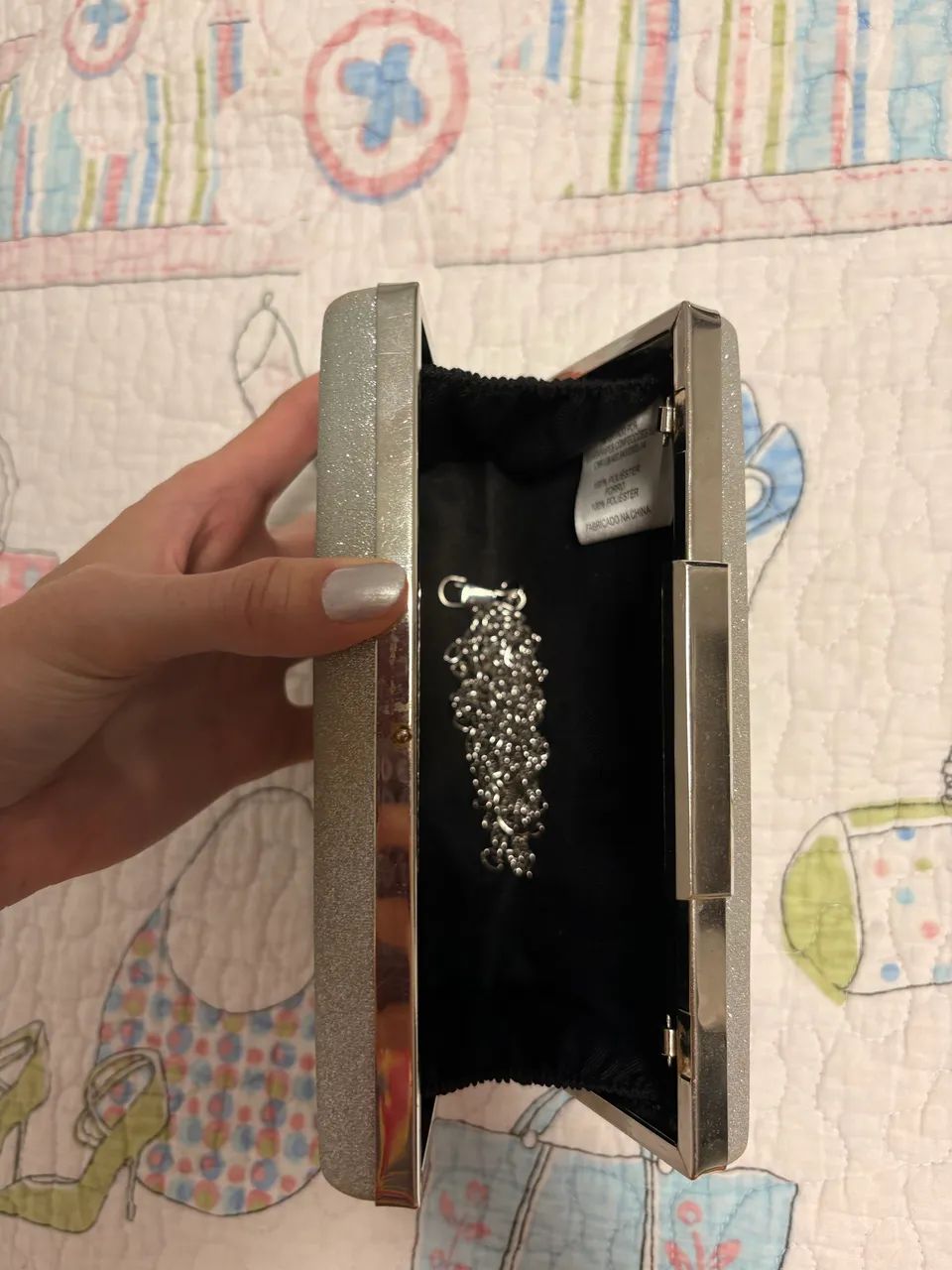 Clutch prata - Foto 4