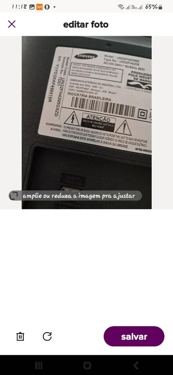 Vendo TV samsung - Foto 2