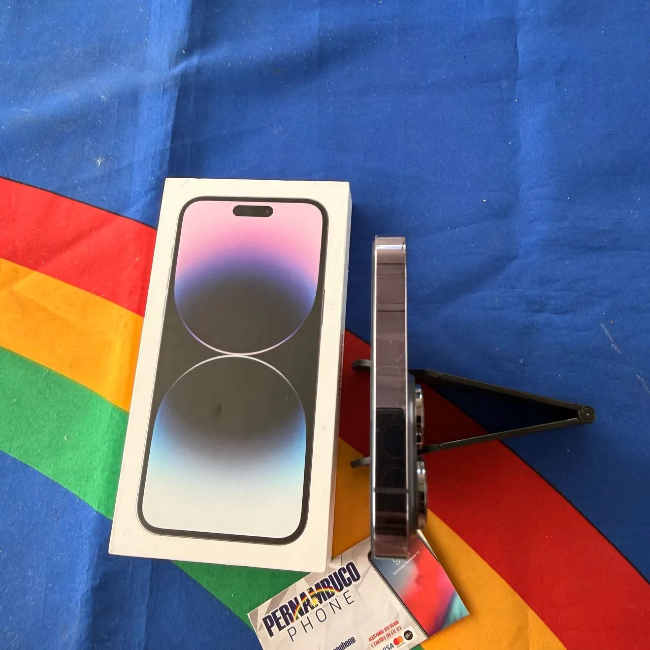 iPhone 14 Pro Max 128GB Roxo todo original - Celulares e
