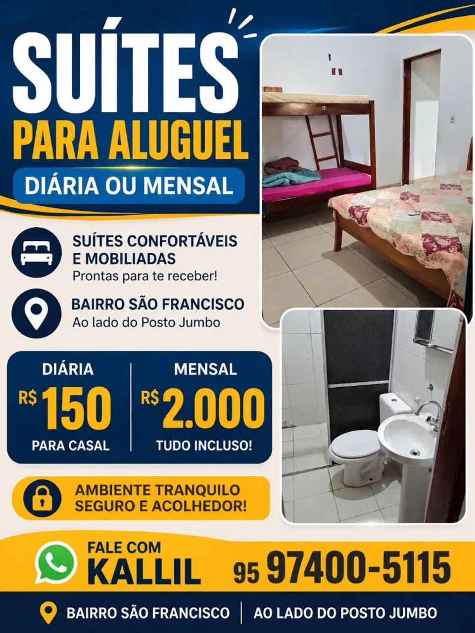 SUÍTE QUARTO DIÁRIA  - Foto 4