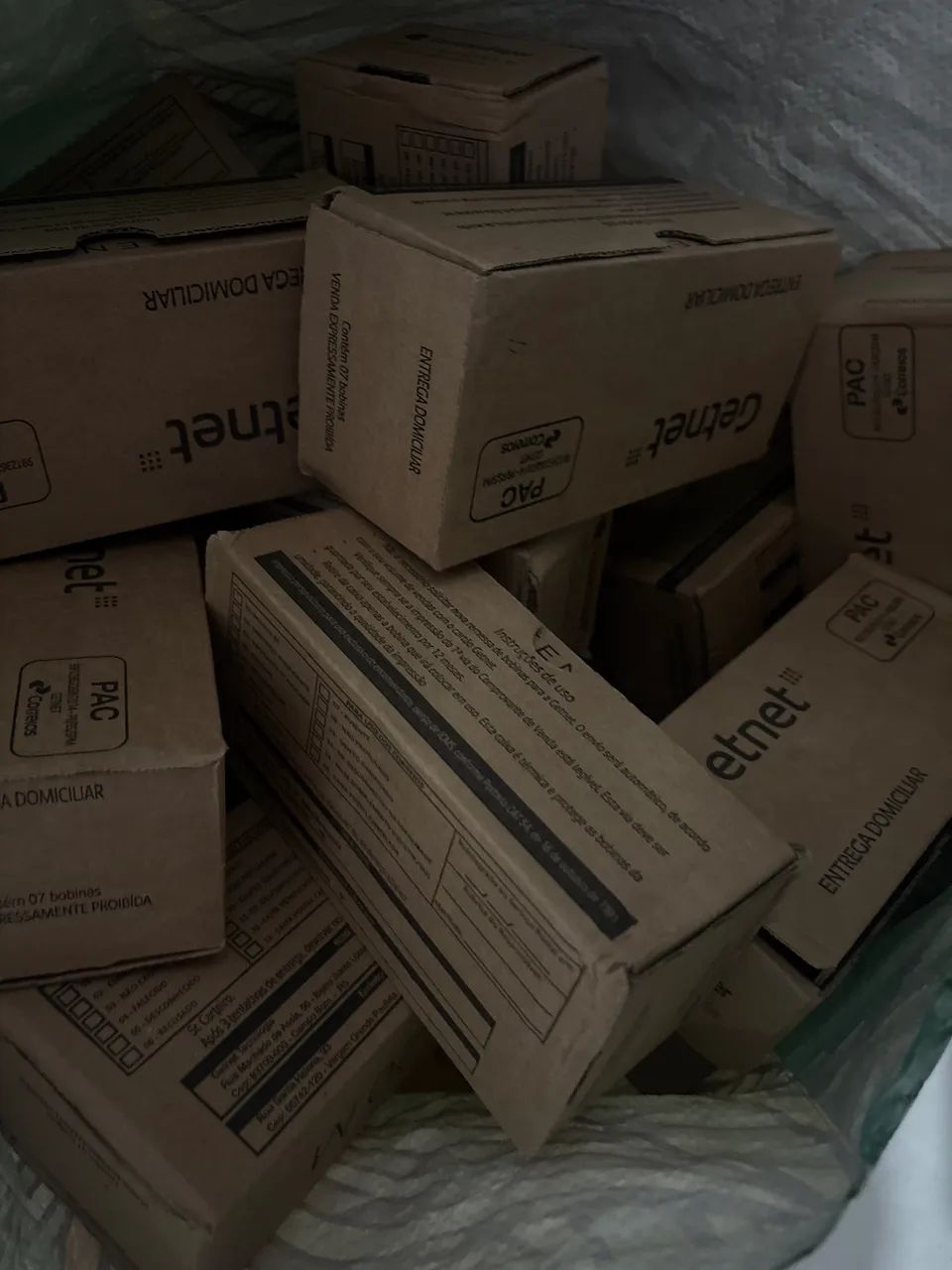 Bobinas máquina de cartão 