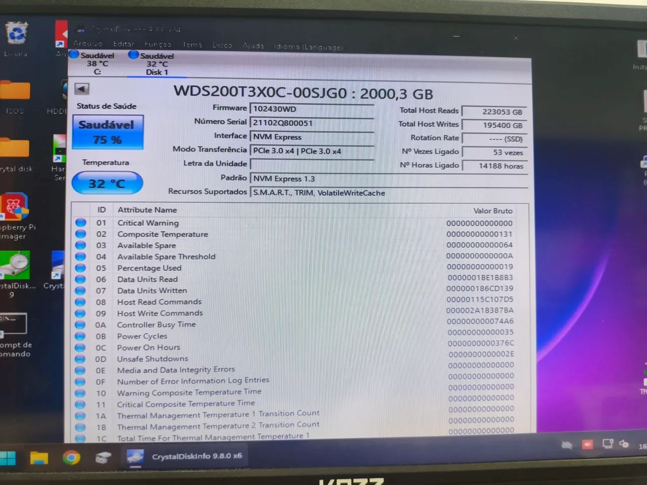 NVME WD_BLACK SN750 2TB - Foto 3