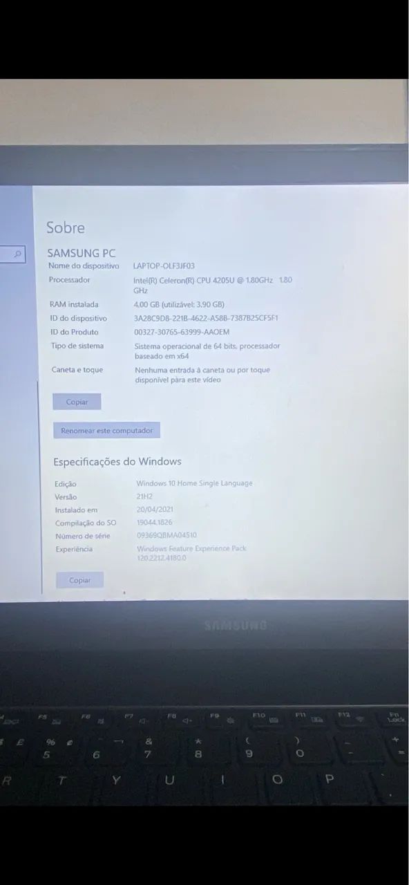 Notbook Samsung  - Foto 4