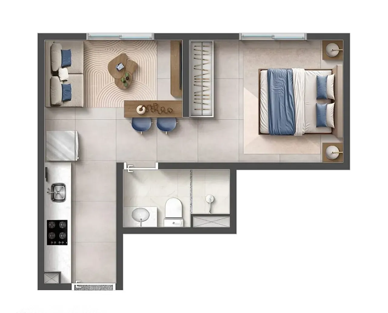 PLANTA 25m²