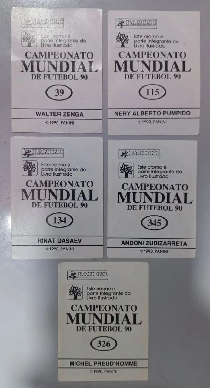Figurinhas Copa do Mundo 1990 - Foto 2