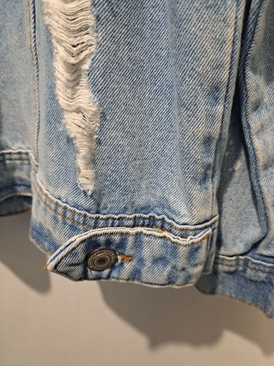 Jaqueta Jeans Blue Steel (GG) - NOVA - Foto 5