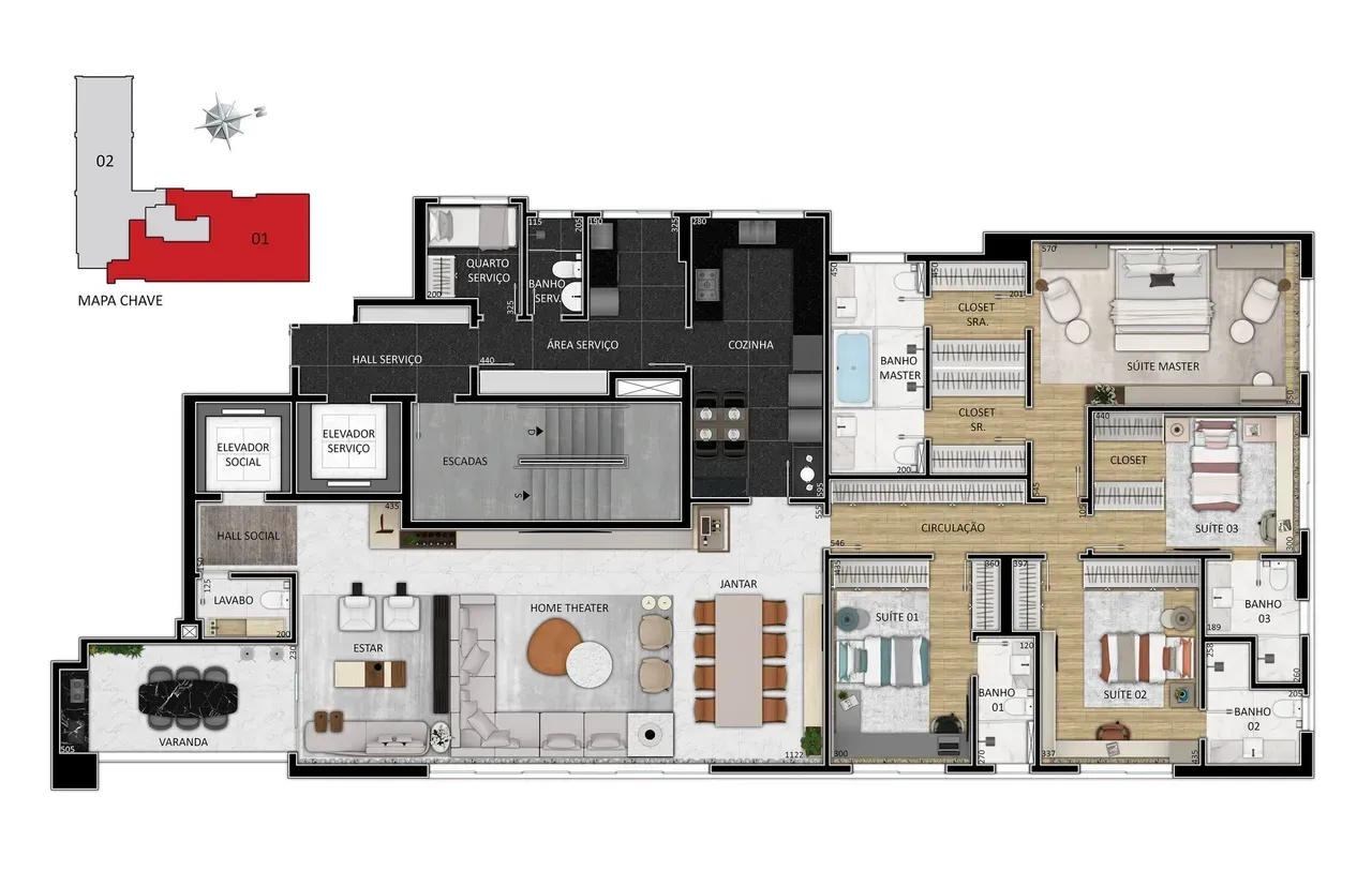 PLANTA 244m²