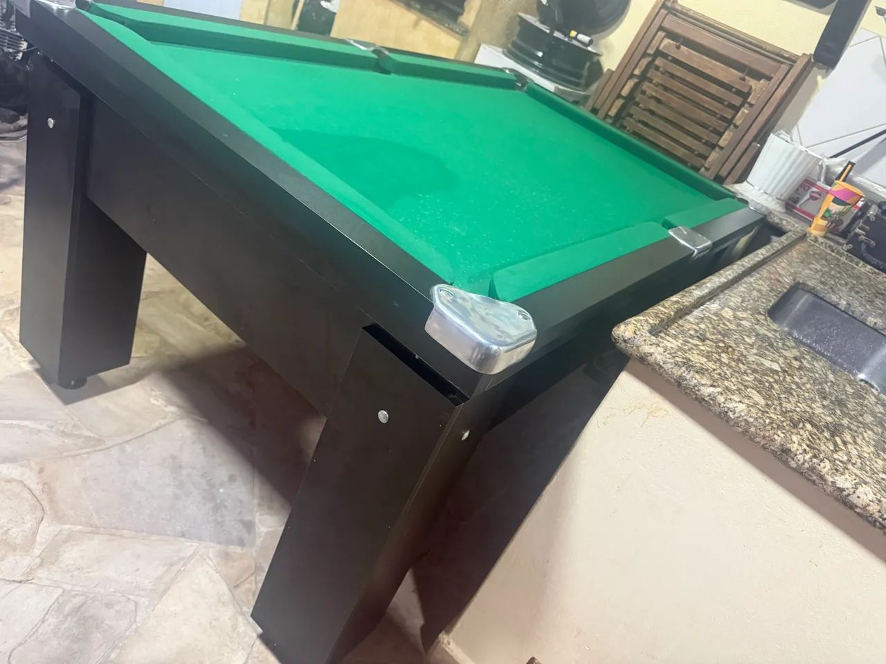 Mesa de Bilhar Sinuca 1.90x1.15