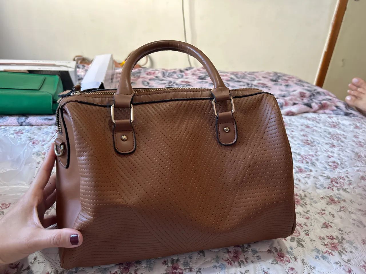 Bolsa média marrom