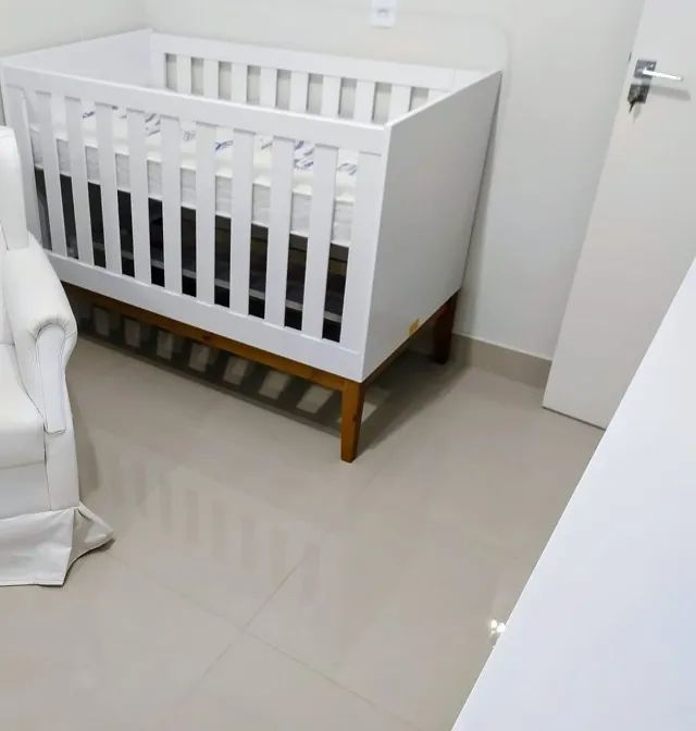 Berço/Mini Cama + Colchão Ortobom - Foto 4