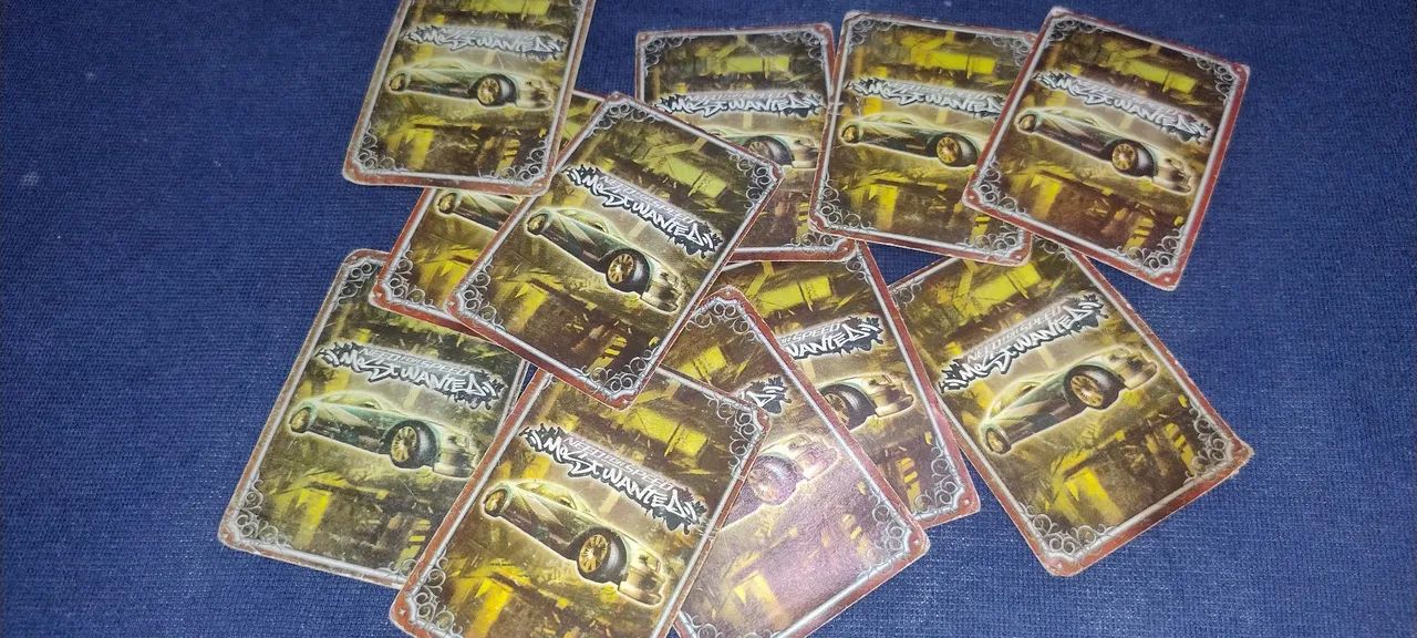 Lote 11 Mini Cards Need For Speed Mostwanted 
