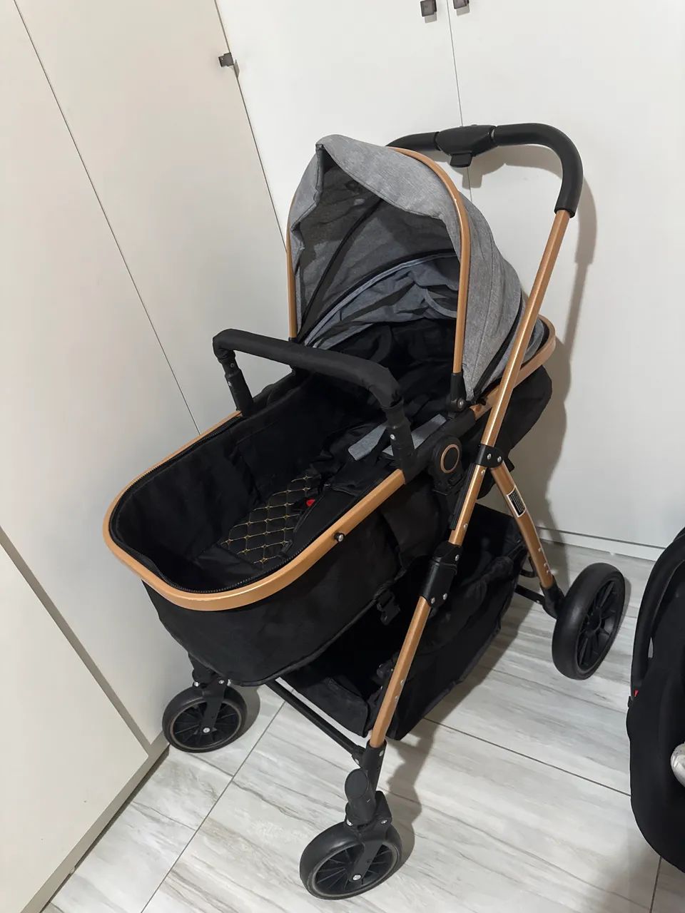 Carinho 3 em 1 de bebê  - Foto 2