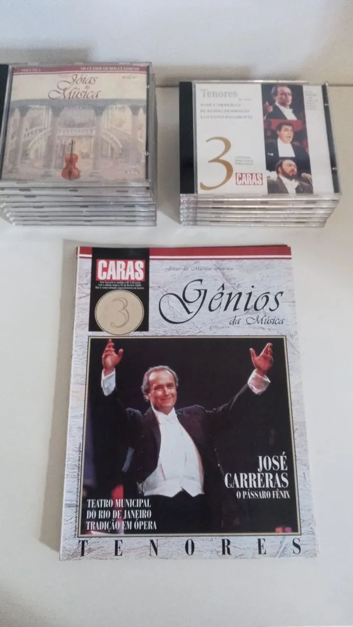 Mini Coleção Gênios do Classico - Três Tenores + Joias da Música
