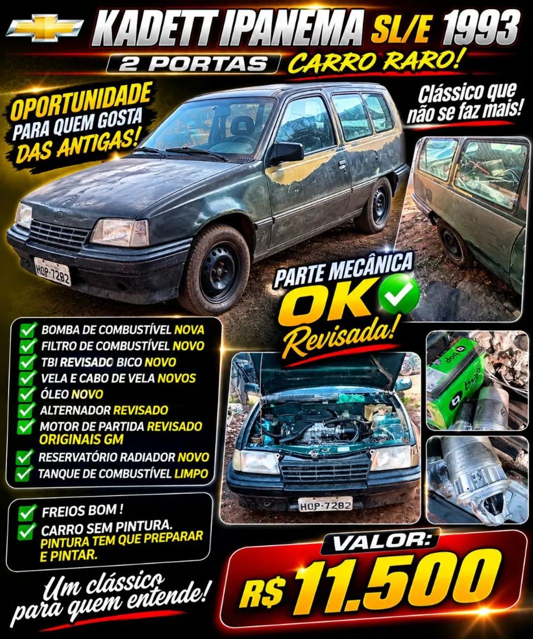 Chevrolet Ipanema Ipanema GLS/SLE 2.0EFI /SL/e1.8/Sol/Wave 1993
