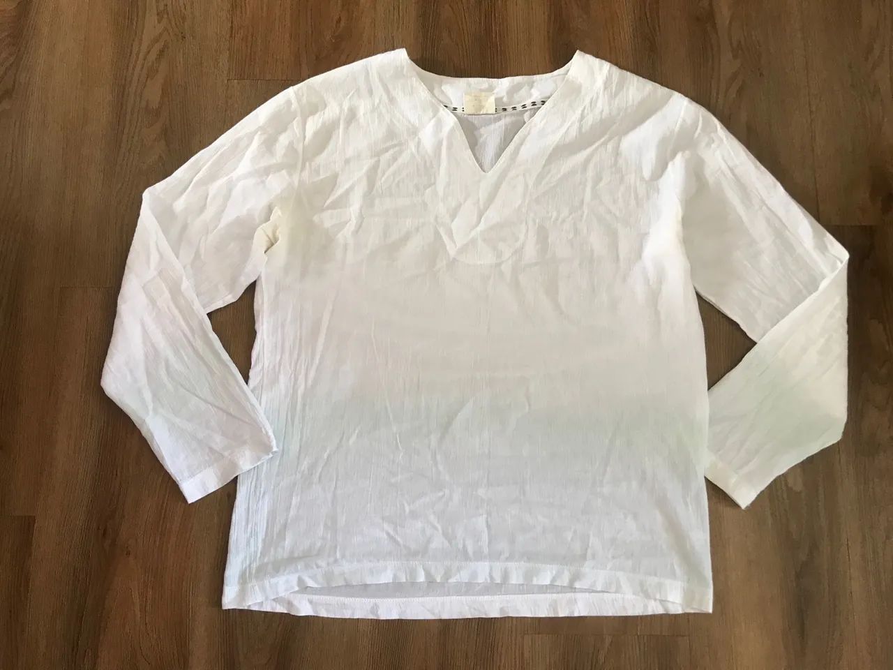 Camisa de Linho Branco Oakley Tamanho P Nova