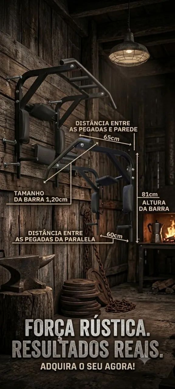 Barra fixa calistenia  - Foto 3