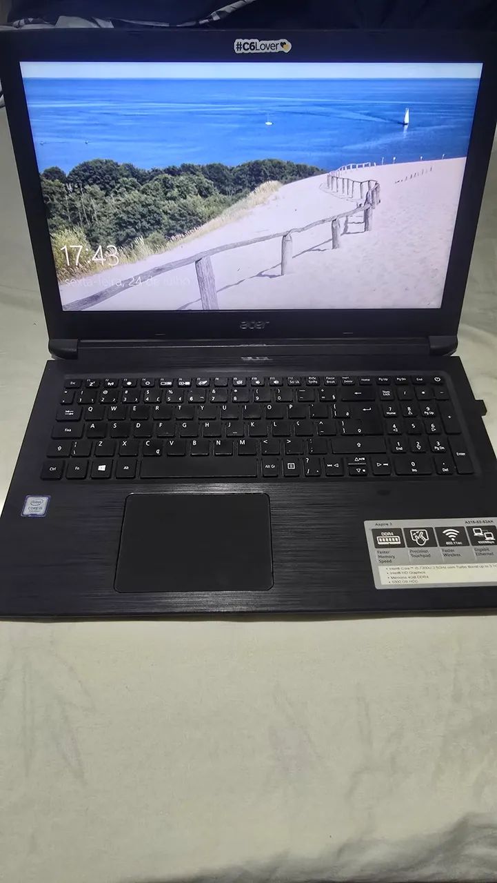 Vendo notebook acer aspire 3 i5 bem conservado  - Foto 2