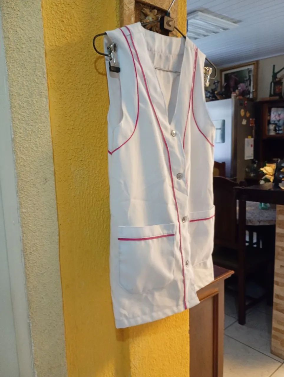 Jaleco branco feminino P/M - Foto 3