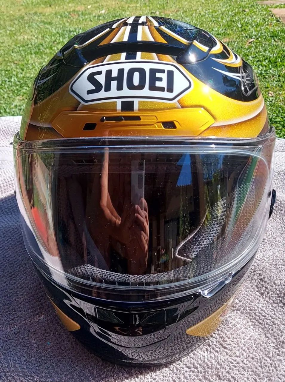 Capacete Shoei X-Twelve Vermeulen TC-9 - Tamanho 58 - Esportes