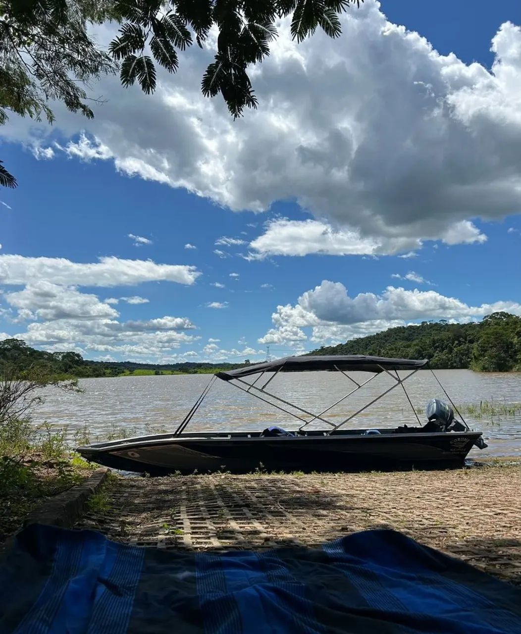 Barco com motor 30hp yamaha 