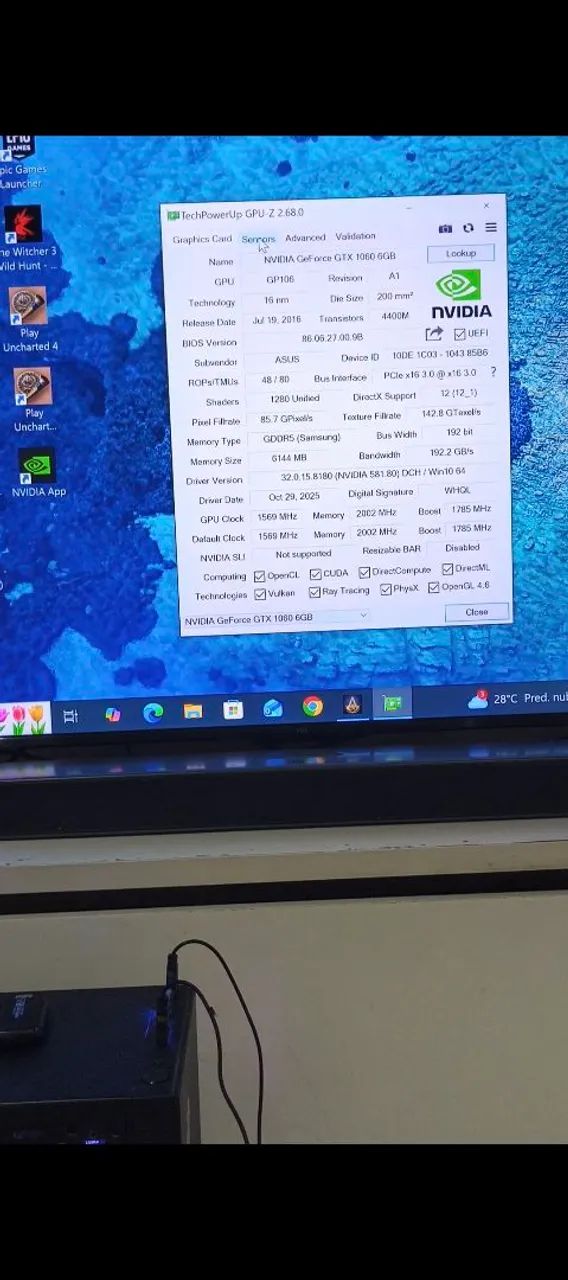 GTX 1060 6G ASUS  - Foto 4