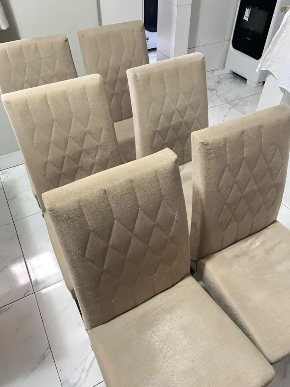 Jogo de 6 cadeiras acolchoadas (vendo separadamente tb)