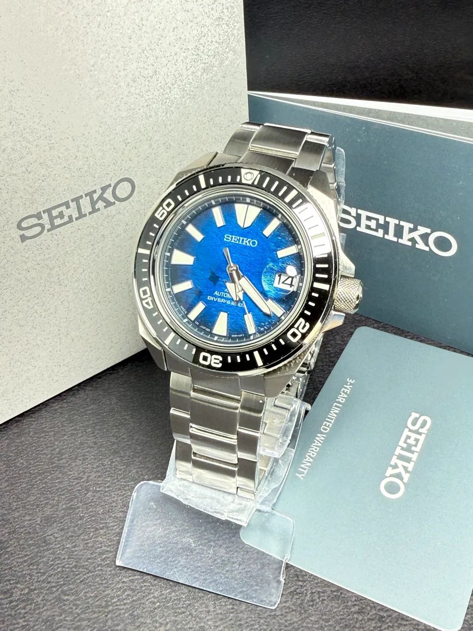 Relógio Seiko Prospex King Samurai Manta Ray SRPE33K1 - Foto 4