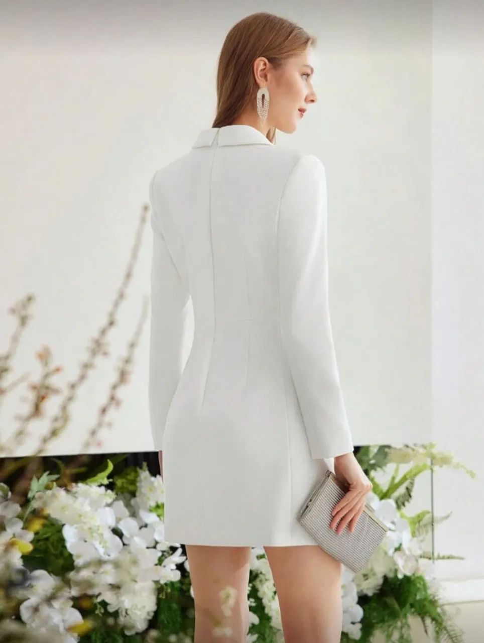 vestido blazer branco noiva  - Foto 3
