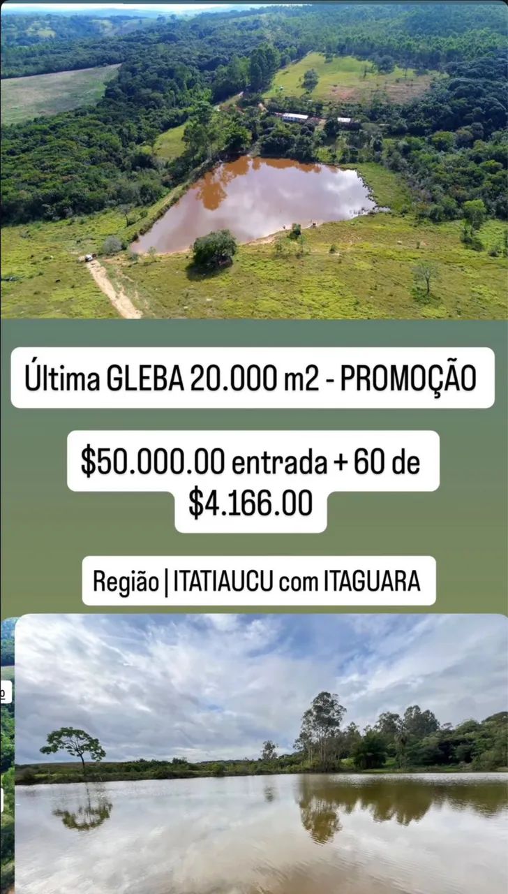 GLEBA 2 HÁ , FAZENDAS, SÍTIOS E CHÁCARAS ITAGUARA-MG