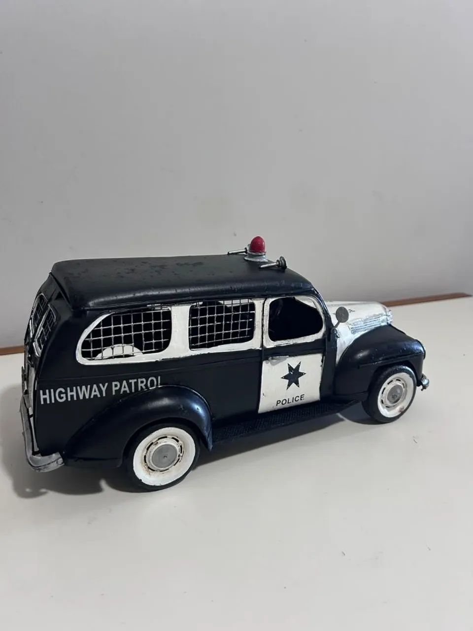 Carro carrinho polícia vintage  - Foto 2