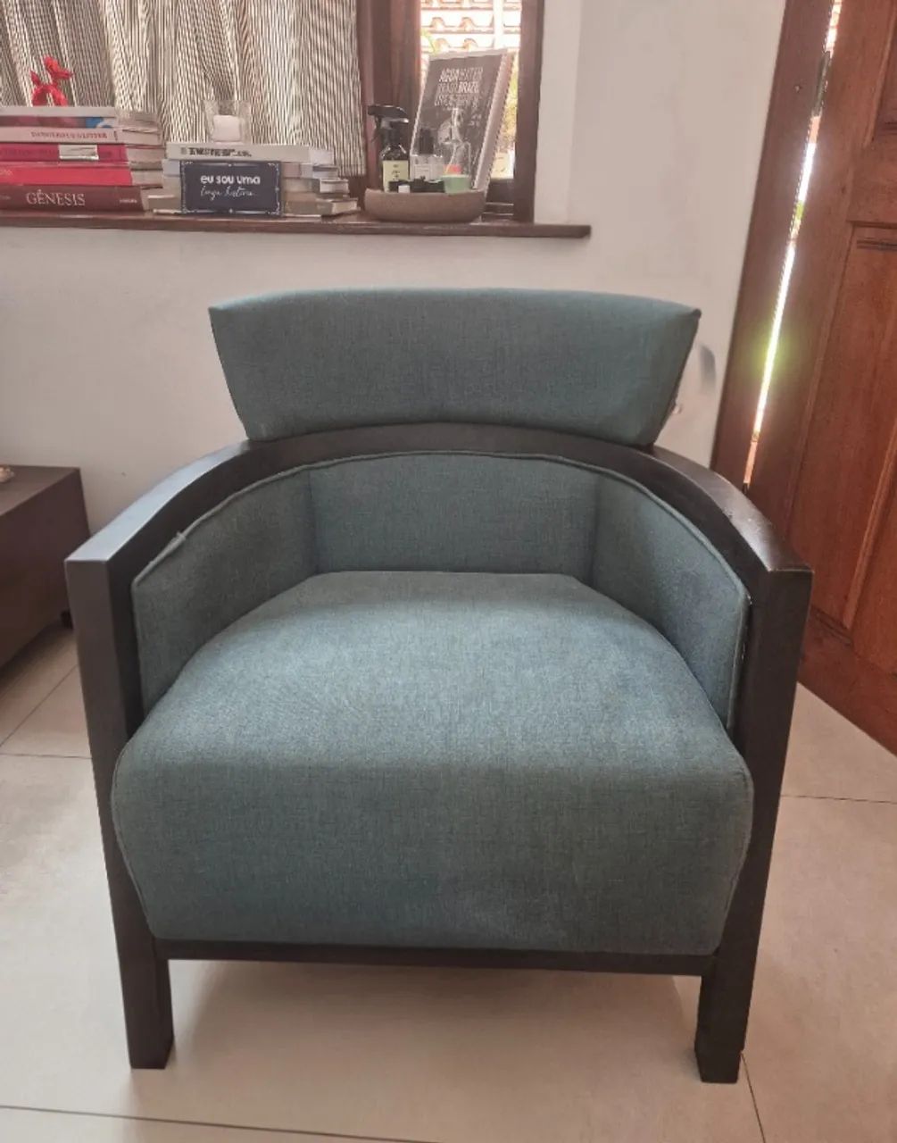 Poltrona azul petróleo  - Foto 3