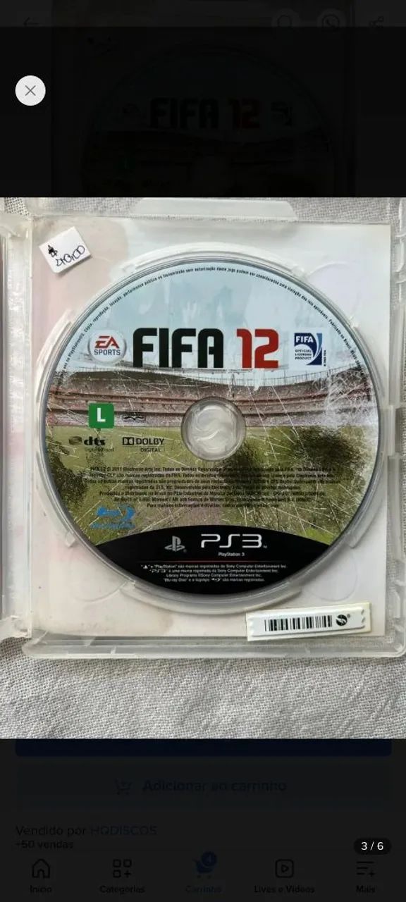 Jogos originais para PS3 