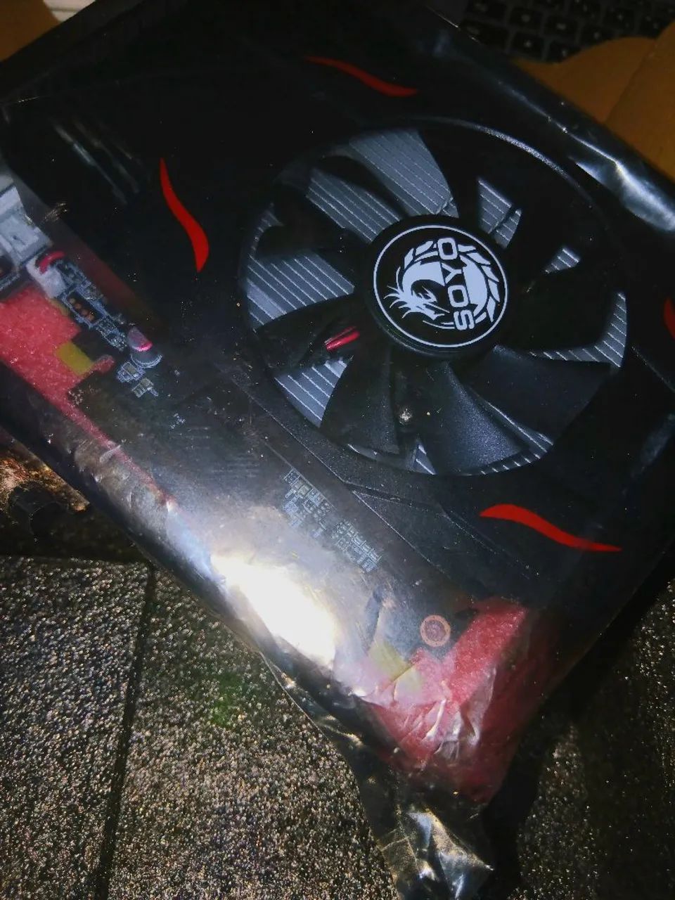 Placa de vídeo RX 550 4gb vram ddr7