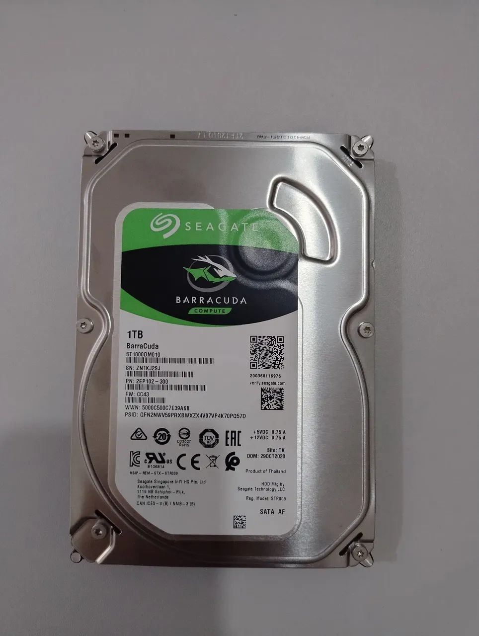 HD Seagate BarraCuda 1TB