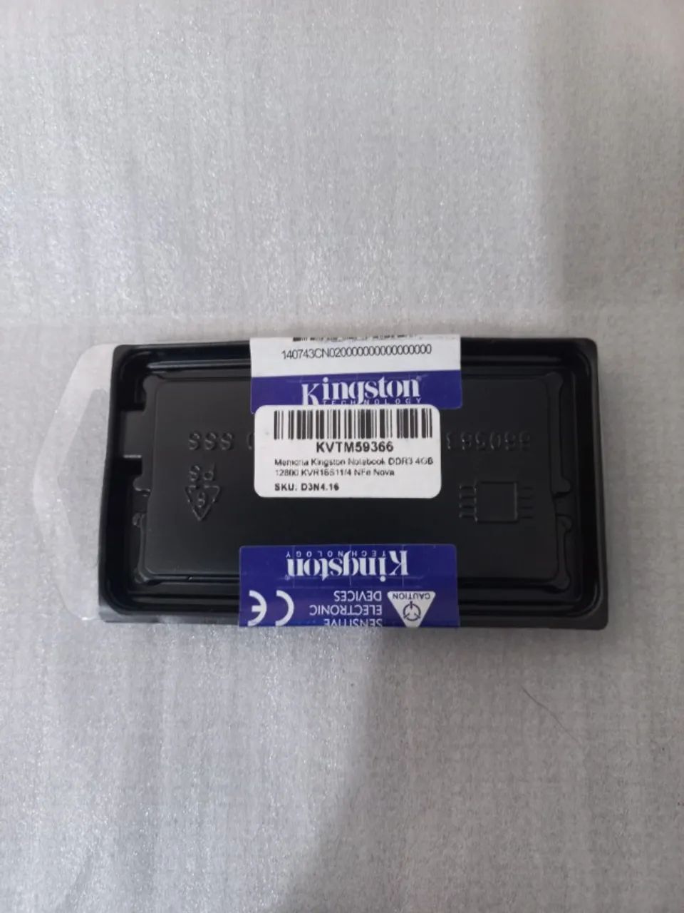 Memória Notebook 4GB DDR3L 1600 Kingston KVR16LS11/4 - Foto 2