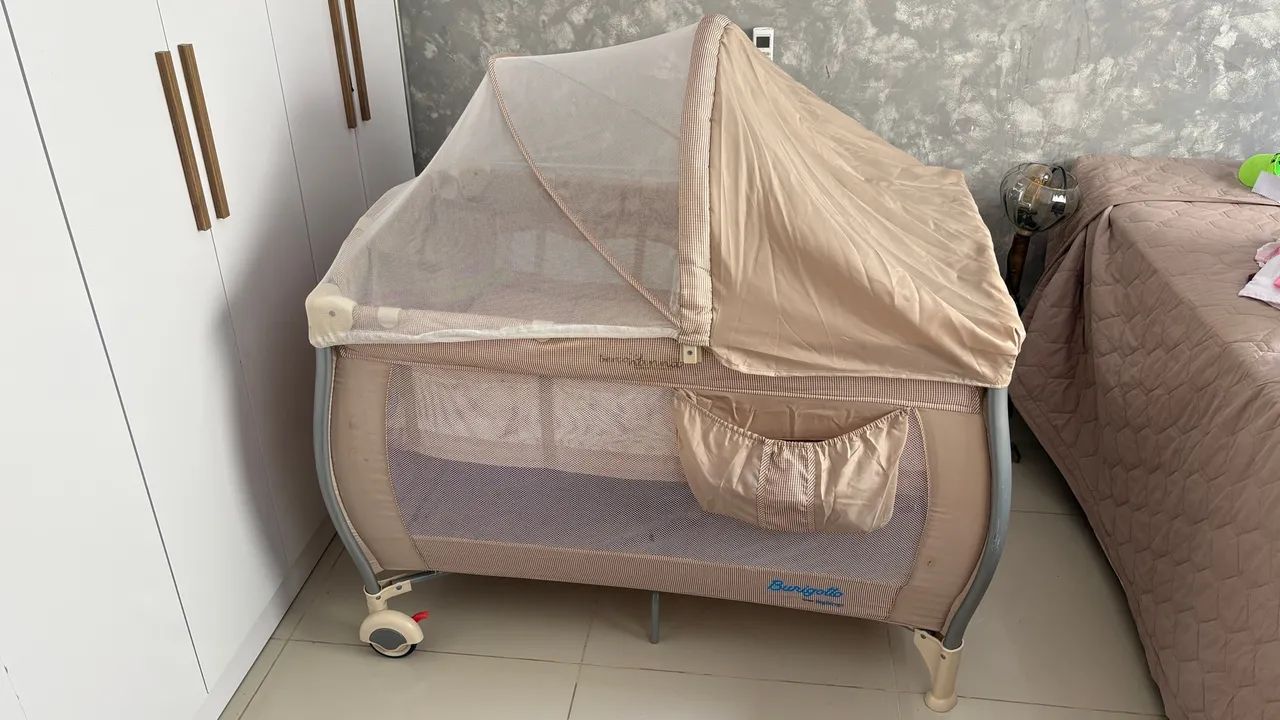 Berço com 2 alturas com colchão  - Foto 3