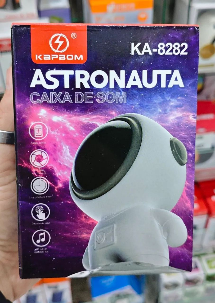 Caixa de Som Bluetooth Astronauta