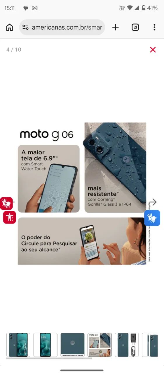 Celular moto G06 128 g - Foto 2