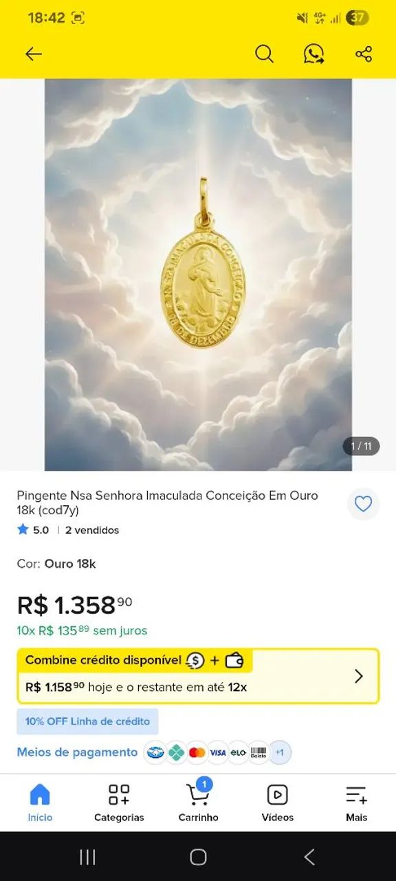 Pingente de Ouro !! - Foto 4