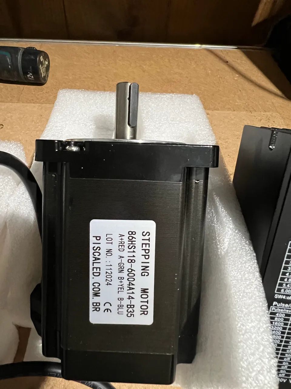 Motor de passo Nema 34 85 kgf mais driver dm860h - Foto 3