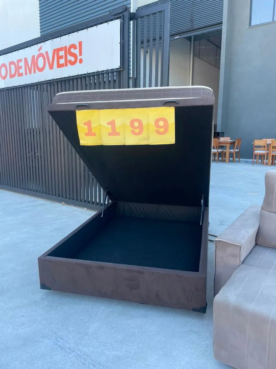 Conjunto Colchão e Baú  OFERTA DA SEMANA