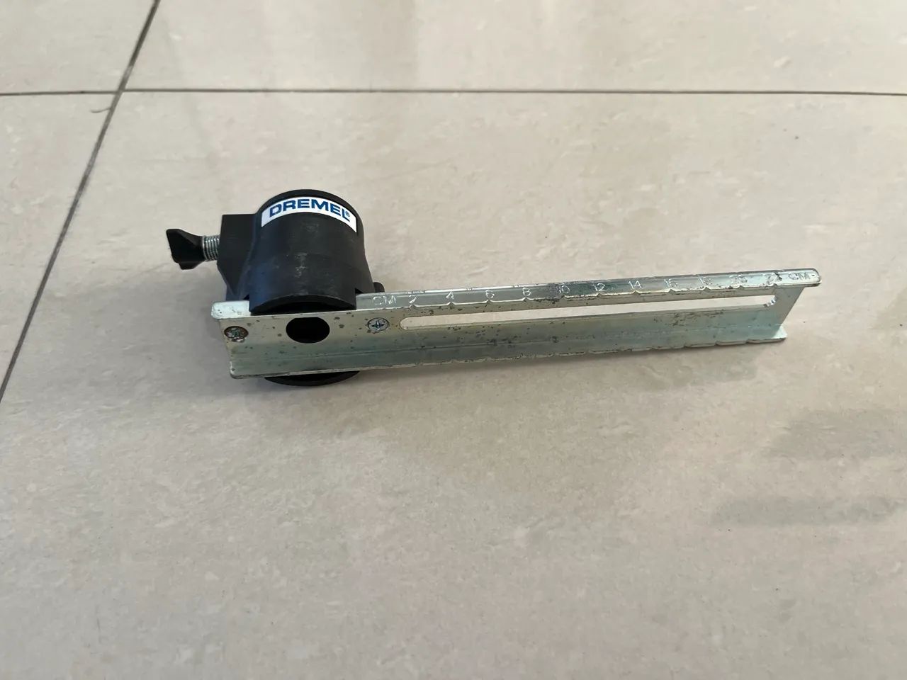 Guia de corte circular e paralelo Dremel acomplamento micro retífica 