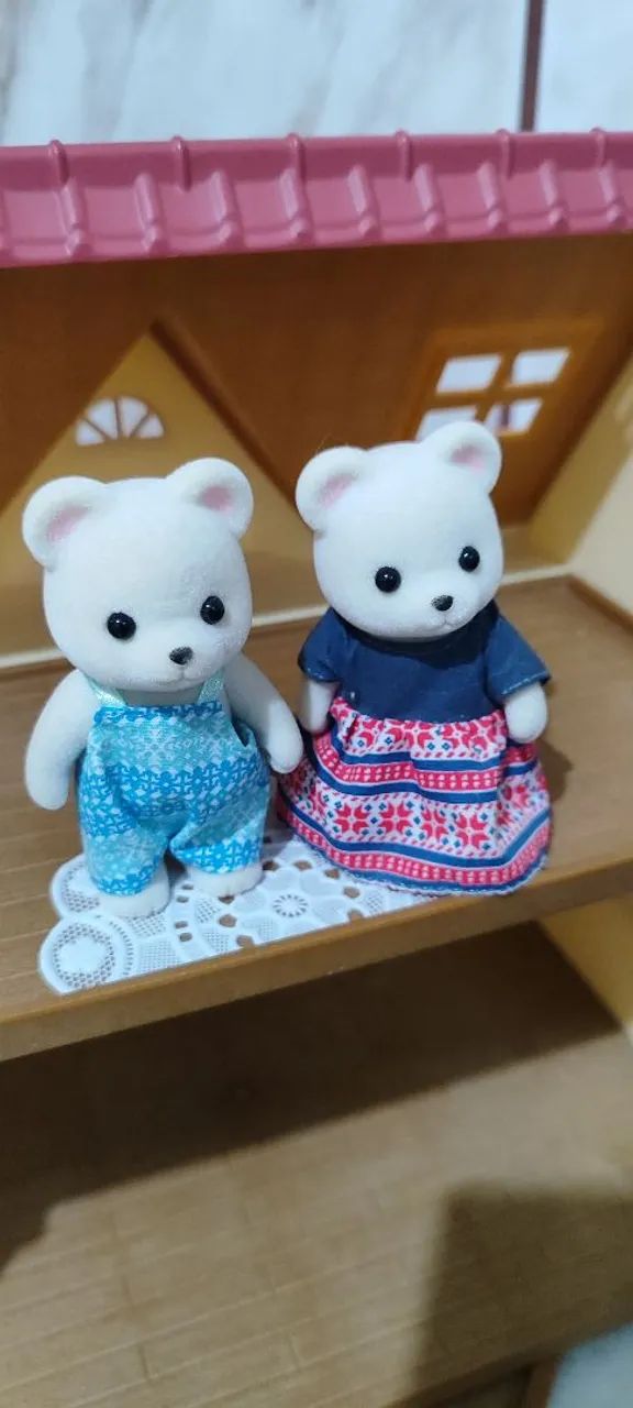 Casal urso polar sylvanian families  - Foto 3