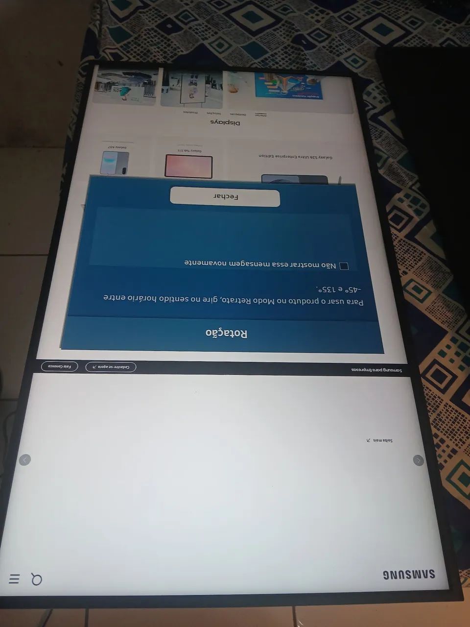 Monitor Comercial Samsung 43 Polegadas Ultra 4k - Foto 3